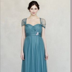 Jenny Yoo Annabelle dress in Vintage Teal